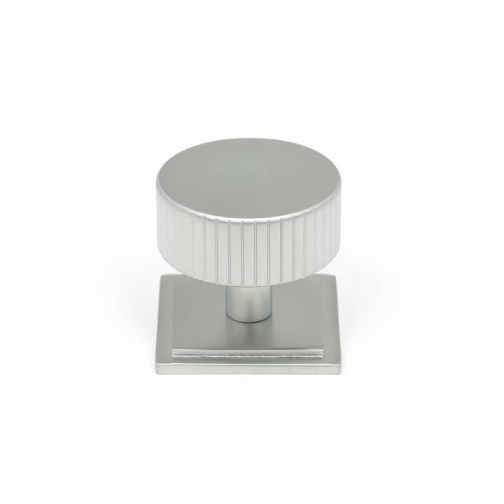 Satin Chrome Judd Cabinet Knob - 38mm (Square)