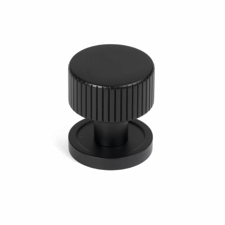 Matt Black Judd Cabinet Knob - 25mm (Plain)