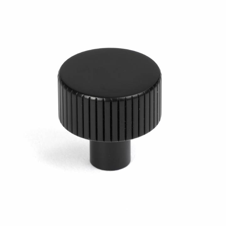 Matt Black Judd Cabinet Knob - 25mm (No rose)