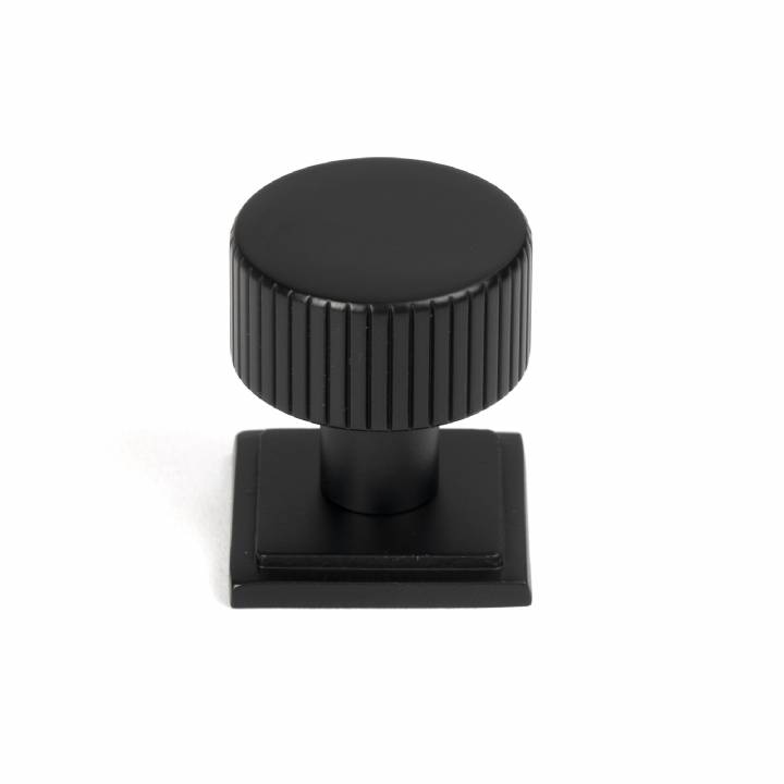 Matt Black Judd Cabinet Knob - 25mm (Square)