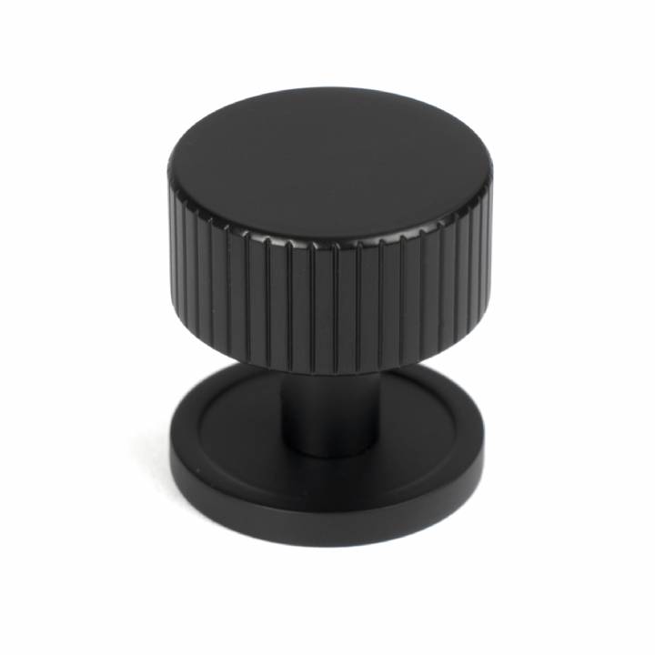 Matt Black Judd Cabinet Knob - 32mm (Plain)