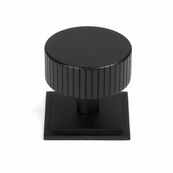 Matt Black Judd Cabinet Knob - 38mm (Square)