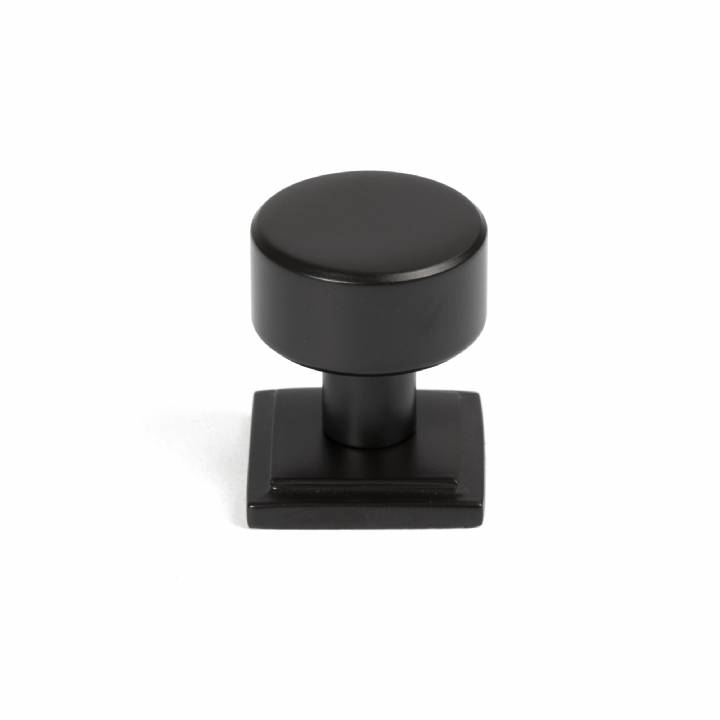 Aged Bronze Kelso Cabinet Knob - 25mm (Square)