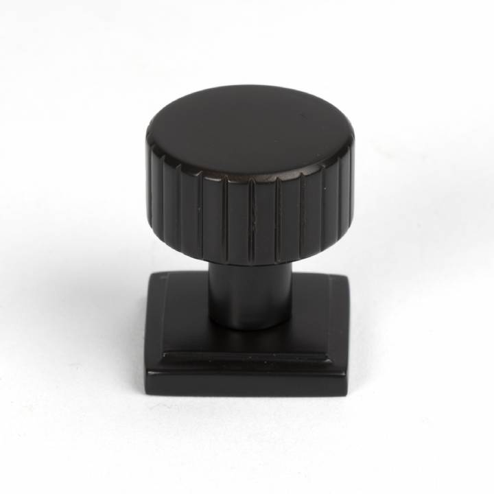 Aged Bronze Judd Cabinet Knob - 25mm (Square)