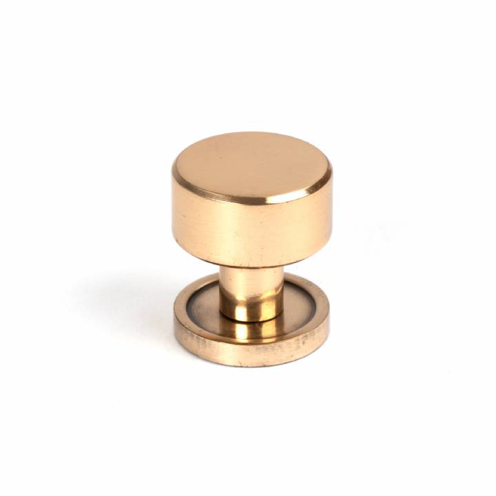 Polished Bronze Kelso Cabinet Knob - 25mm (Plain)