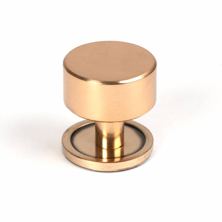 Polished Bronze Kelso Cabinet Knob - 32mm (Plain)