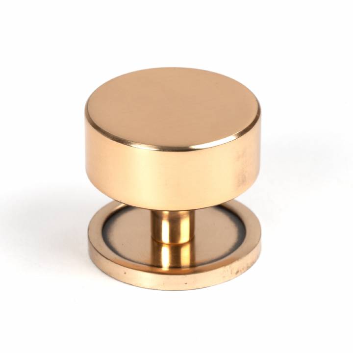 Polished Bronze Kelso Cabinet Knob - 38mm (Plain)