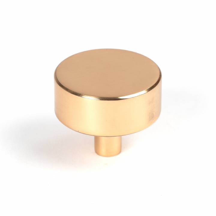 Polished Bronze Kelso Cabinet Knob - 38mm (No rose)