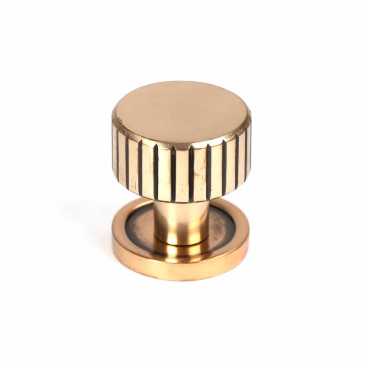 Polished Bronze Judd Cabinet Knob - 25mm (Plain)