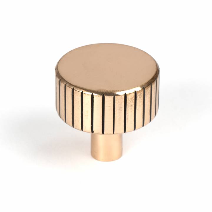 Polished Bronze Judd Cabinet Knob - 32mm (No rose)