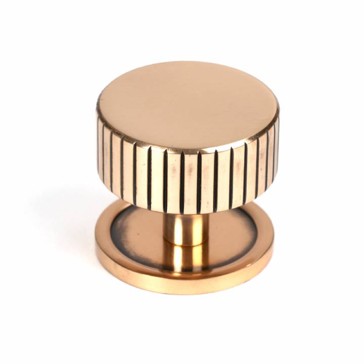 Polished Bronze Judd Cabinet Knob - 38mm (Plain)