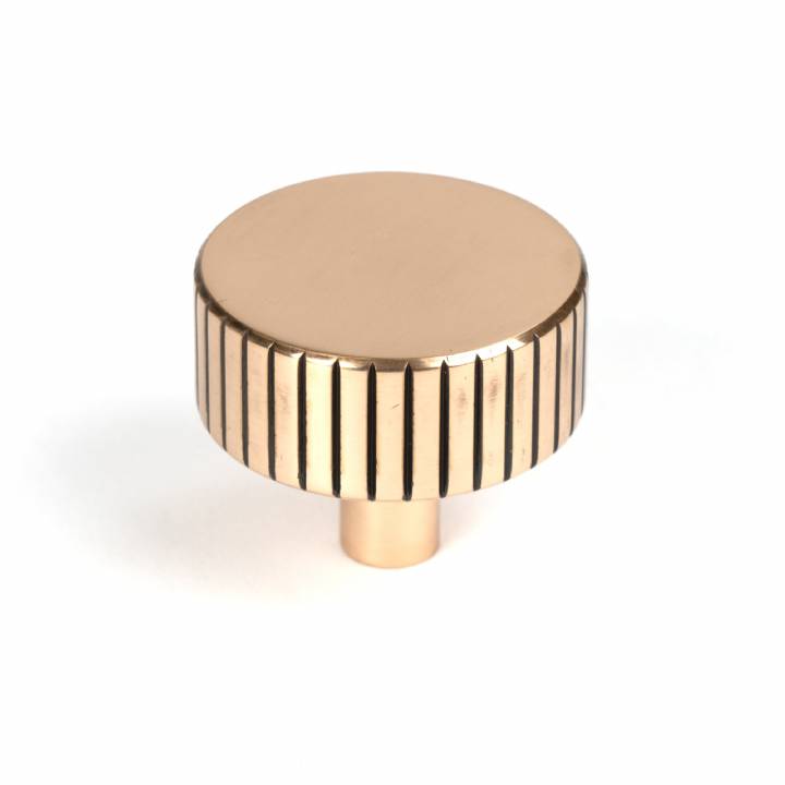 Polished Bronze Judd Cabinet Knob - 38mm (No rose)