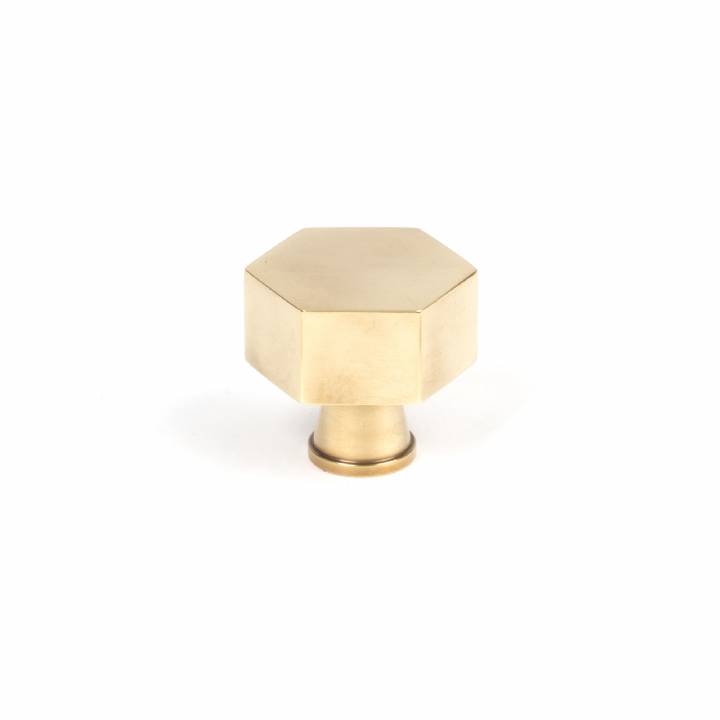 Aged Brass Kahlo Cabinet Knob - 32mm