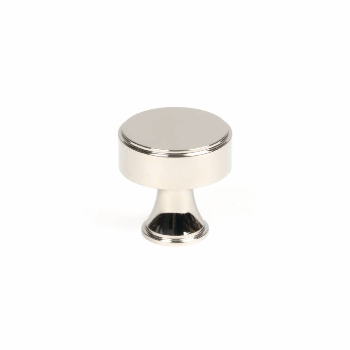 Polished Nickel Scully Cabinet Knob - 25mm