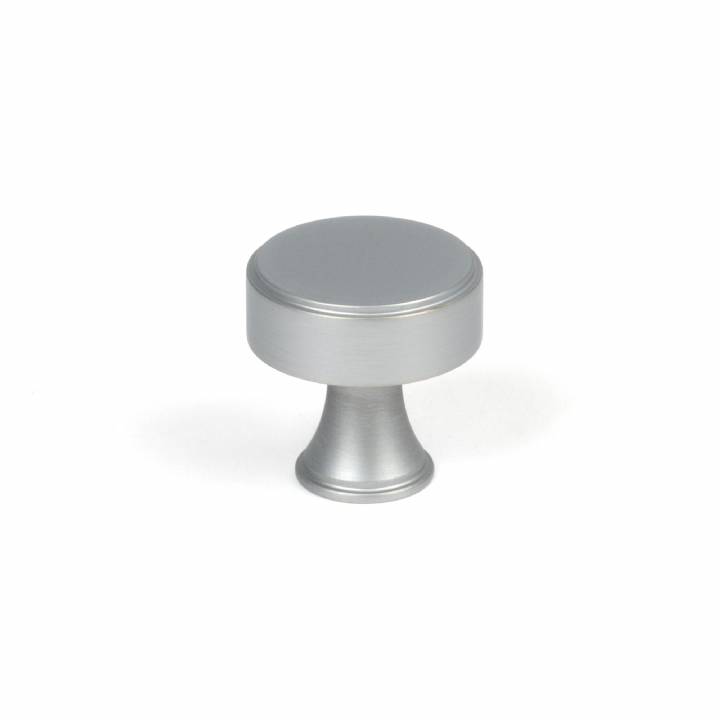 Satin Chrome Scully Cabinet Knob - 25mm