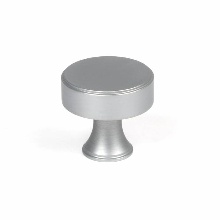 Satin Chrome Scully Cabinet Knob - 32mm