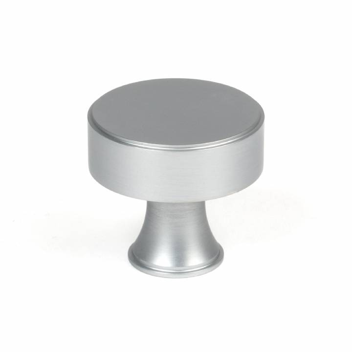 Satin Chrome Scully Cabinet Knob - 38mm