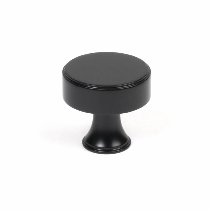 Matt Black Scully Cabinet Knob - 32mm