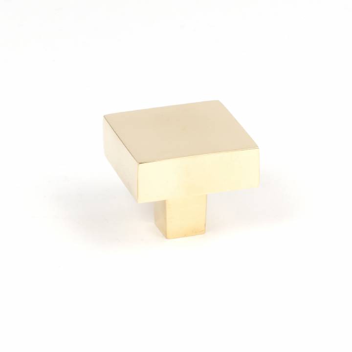 Polished Brass Albers Cabinet Knob - 35mm