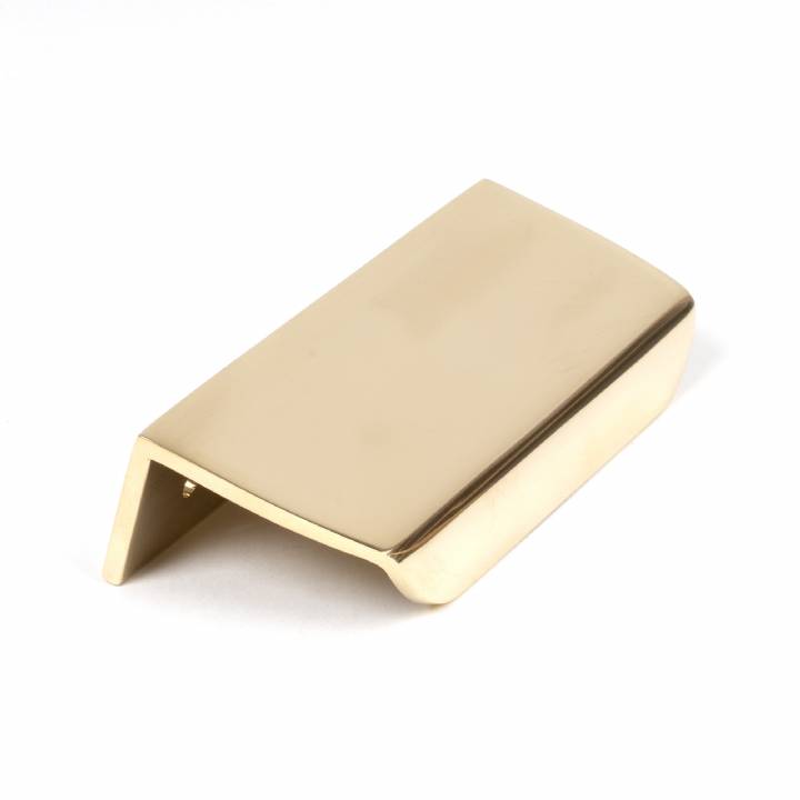 Polished Brass 100mm Moore Edge Pull