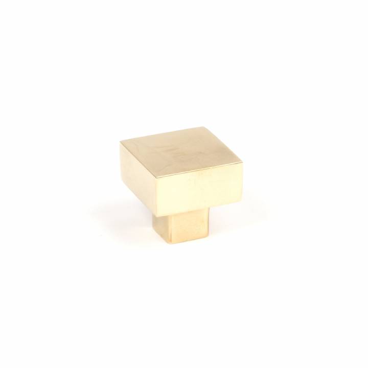 Aged Brass Albers Cabinet Knob - 25mm