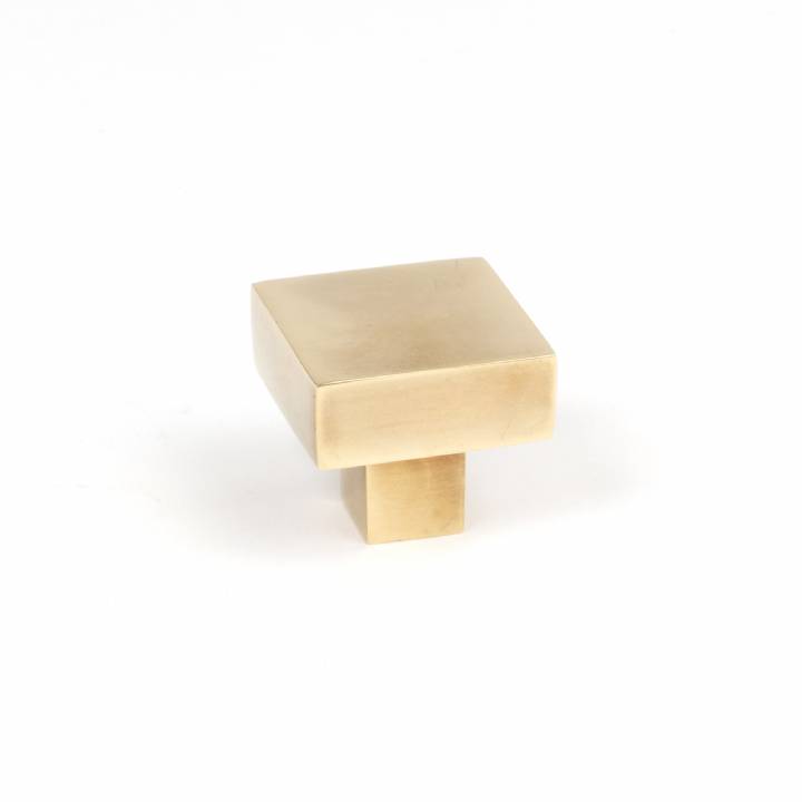 Aged Brass Albers Cabinet Knob - 30mm