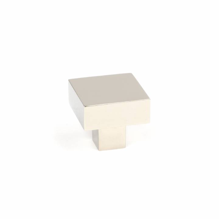 Polished Nickel Albers Cabinet Knob - 30mm