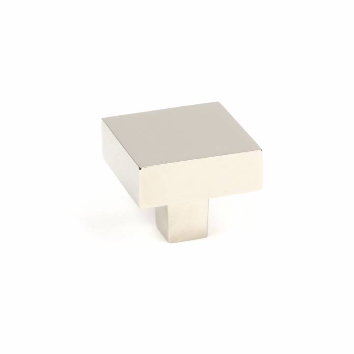 Polished Nickel Albers Cabinet Knob - 35mm