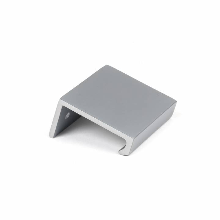 Satin Chrome 50mm Plain Edge Pull