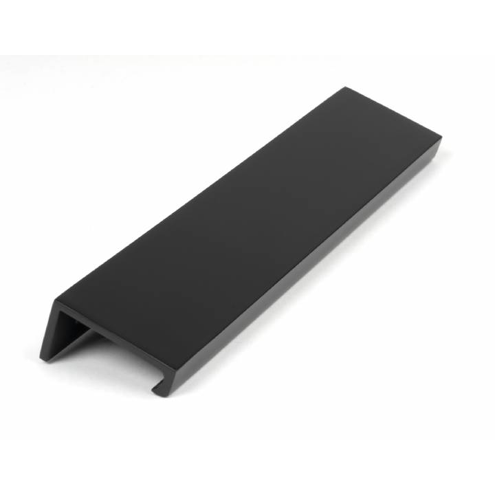 Matt Black 200mm Plain Edge Pull