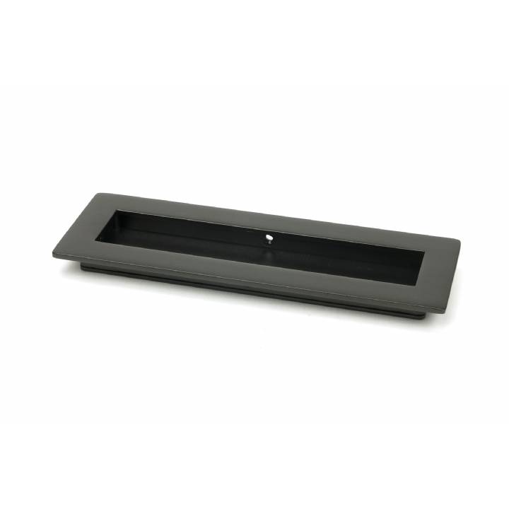 Aged Bronze 175mm Plain Rectangular Pull