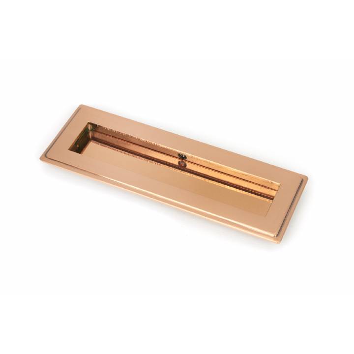 Polished Bronze 175mm Art Deco Rectangular Pull