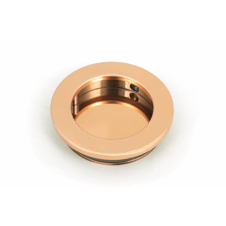 Polished Bronze 60mm Plain Round Pull