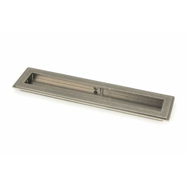 Pewter 250mm Art Deco Rectangular Pull