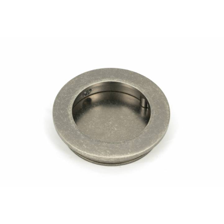 Pewter 60mm Plain Round Pull