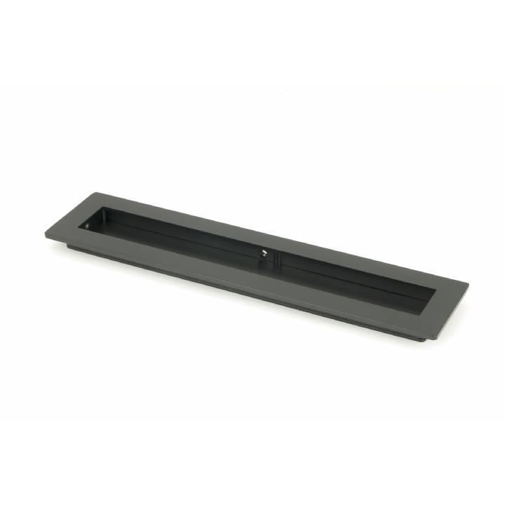 Matt Black 250mm Plain Rectangular Pull