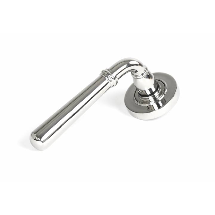 Polished Marine SS (316) Newbury Lever on Rose Set (Plain)