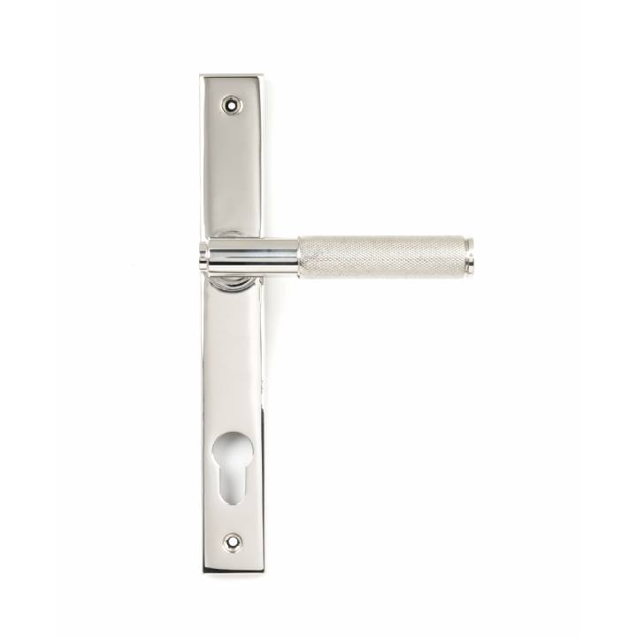 Polished Marine SS (316) Brompton Slimline Espag. Lock Set