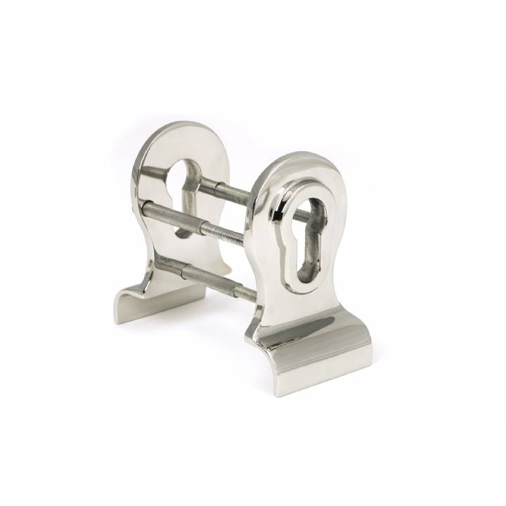 Polished Marine SS (316) 50mm Euro Door Pull (Back to Back fixings)