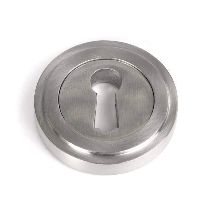 Satin Marine SS (316) Round Escutcheon (Art Deco)