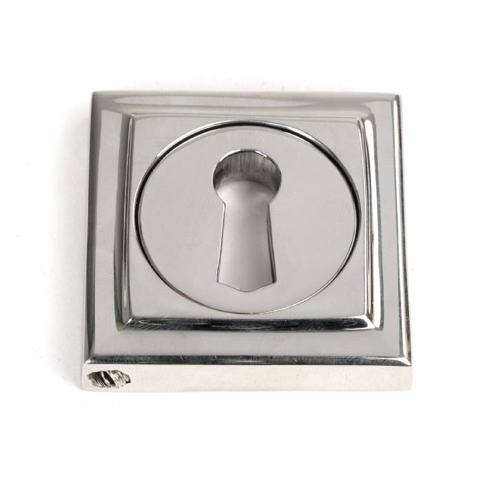 Polished Marine SS (316) Round Escutcheon (Square)