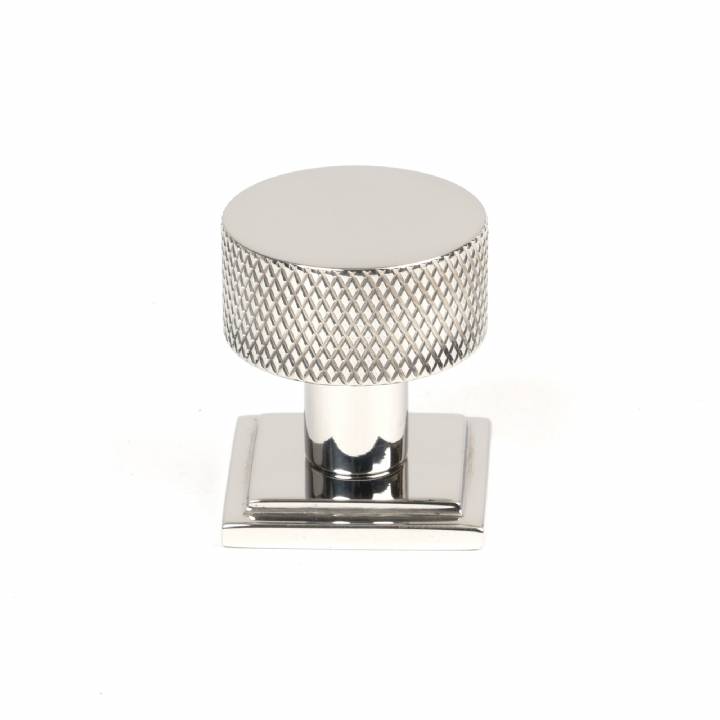 Polished SS (304) Brompton Cabinet Knob - 25mm (Square)