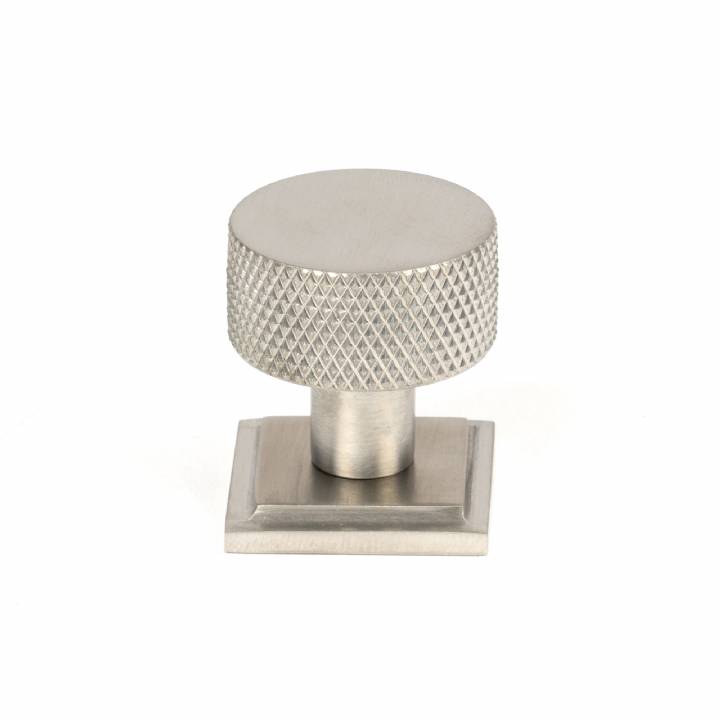 Satin SS (304) Brompton Cabinet Knob - 25mm (Square)