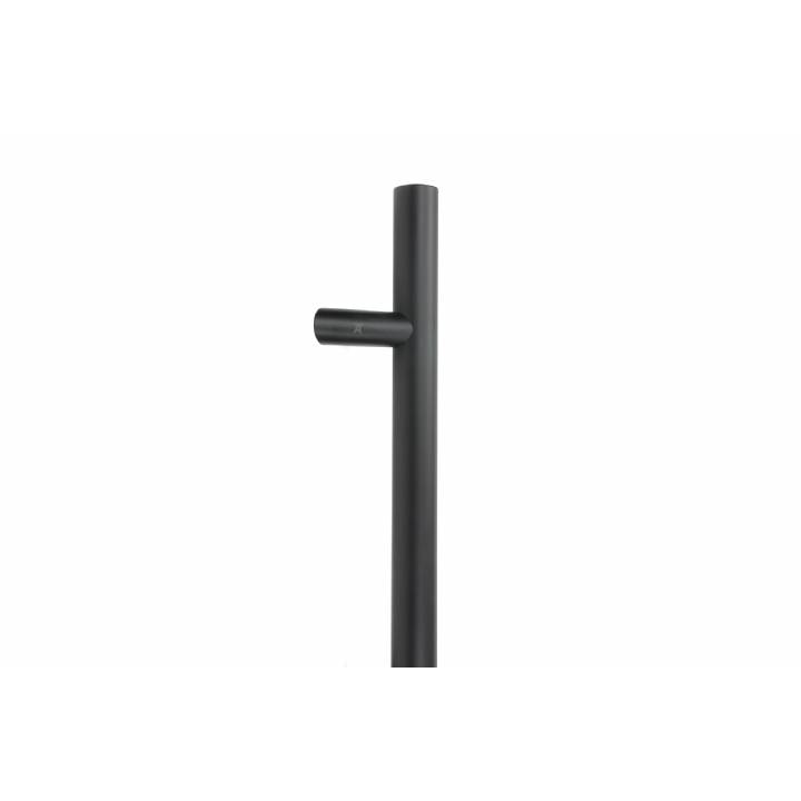 Matt Black (316) 0.6m Offset T Bar Handle Bolt Fix 32mm