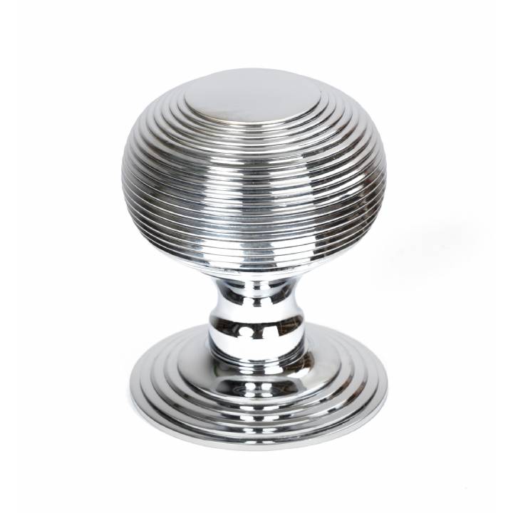 Polished Chrome Beehive Centre Door Knob