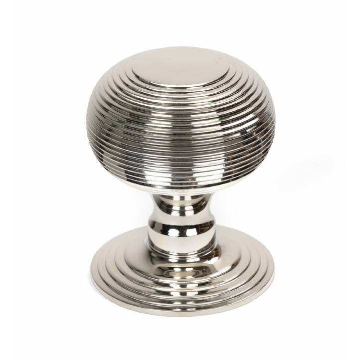 Polished Nickel Beehive Centre Door Knob