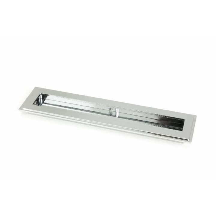 Polished Chrome 250mm Art Deco Rectangular Pull