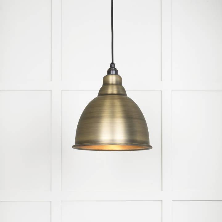 Aged Brass Brindley Pendant