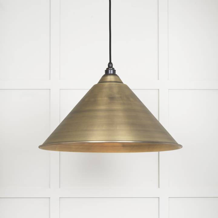 Aged Brass Hockley Pendant