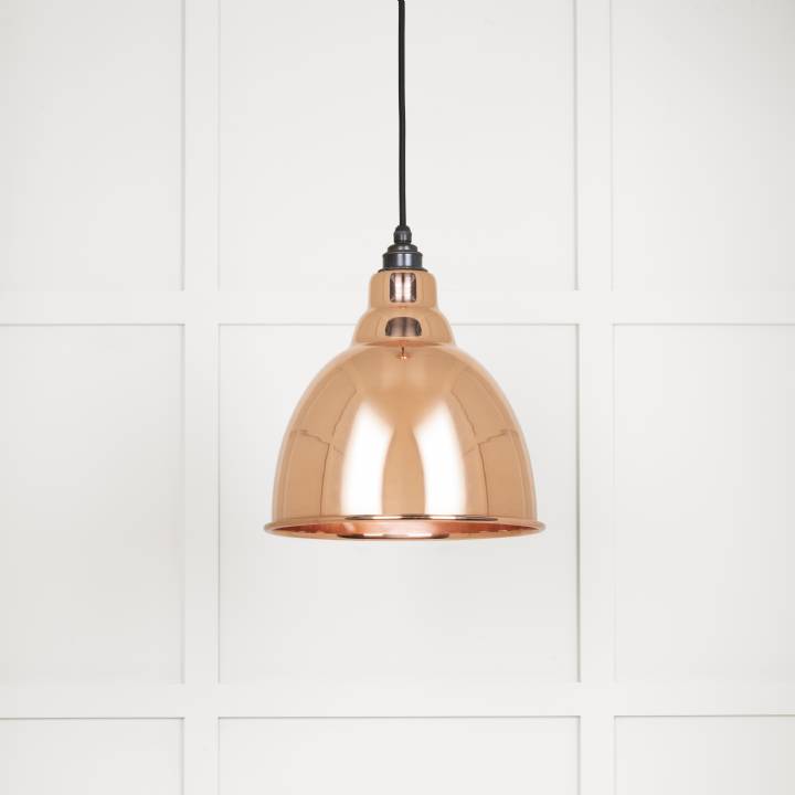 Smooth Copper Brindley Pendant